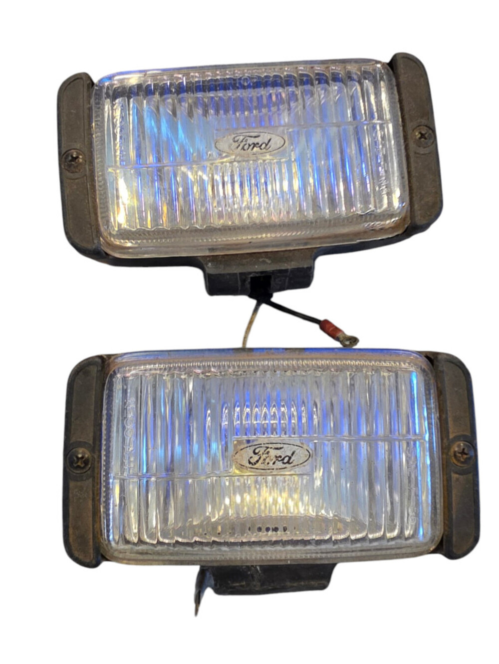 Set of 2 Vintage Ford front fog or driving lamps